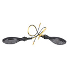 900-0002 Dmp Led Turn Signal Long Oval Black Lens