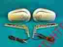 92094-09 Hd V-rod Muscle Mirrors W Led Turn Signals Smoke Lenses Vrscf Vrod V Rod