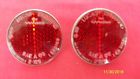 99-1162 57079 Lucas Bsa Rocket Triumph Original Red Reflectors
