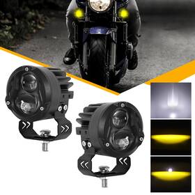 Aaiwa Qplw100mt 2x 3 Inch White Led Work Lights Driving Fog Lamp For Motorcycle Offroad Atv Utv