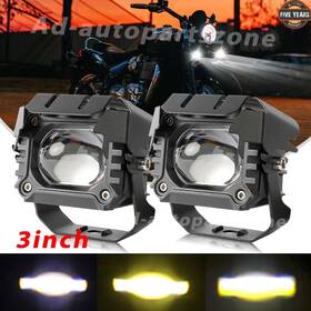 Ad-autopartszone 993dtj2p-0328 Pair 3inch Spot Fog Driving Led Work Light Bar Offroad Atv 4wd Motorcycle Truck