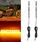 Adp805087142s Autodayplus Flexible Dc Strip Amber Light Turn Signal Indicator Motorcycle