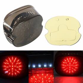 Aftermarket 824904 For Touring Dyna Glide Softail Sportster Rear Led Tail Light Brake Smoke