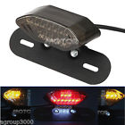 Agr00255 Tsif Motorcycle Smoke Lens Led Tail Turn Signal Brake License