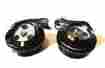 Ahpl-jtd-b 2001-0843 Custom Dynamics Harley-davidson Black Mega Spotz High Power Adjustable Led Driving Lights