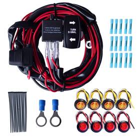 Ajdhdga 733723194892 Turn Signal Rocker Switch Utv Kit With Com