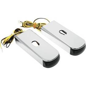 Alloy Art Spsl-2r Spsl-2 Fender Strut Led Marker Lights - Chrome With Red Smoke Le
