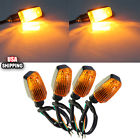 Alw1366895 Matcc Universal Motorcycle Turn Signal Indicator Light Dc Amber Lens