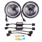 Am20l1520-1 Samnewrate Led Headlight Round Halo Signal Drl For 657228351584