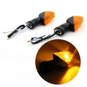 Amotopart Ts-106-amber Motorcycle Turn Signal Lights Fit For Kle650 Klr650 Z750/s Z1000 Amberft