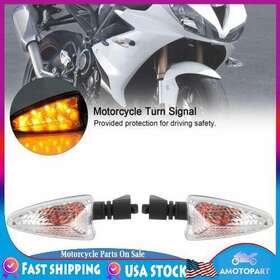 Amotopart Ts-198-clear Turn Signals Light For Speed Triple 1050 Street 675/r Daytona Tiger 800 D