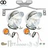 Apo172384 Autoooparts Motorcycle Driving Spot Fog Light Bar With Bracket Turn