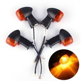 Areyourshop Ts-103-amberfr Front Rear Turn Signal For Kawasaki Zx-6r 7r 12r Ex 500r Gpz Zr-x Zx-r Amber