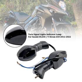 Artudatech Ts-242-smoke Turn Signal Lights Indicator Lamp Fit Suzuki V-strom 650 1000 Gsx-s 750 Smoke