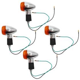 Auto-yictory Yi2208y For Honda Yamaha Motorcycle Led Turn Signal Blinker Indicator Lights X4 New