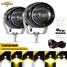 Autoam8152 Auxbeam Motorcycle Led Driving Fog Spot Lights White Amber Strobe