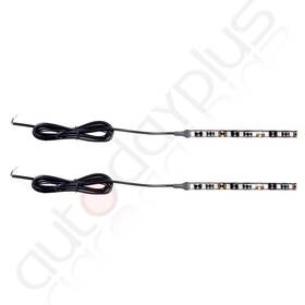 Autodayplus Adp8050871810s 2x Universal Motorcycle Light Strip Tail Brake Stop Turn Signal 6led For Honda
