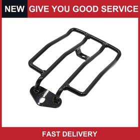 Automall Tech 726215609950 Pack Of 1 For Harley-davidson Motorcycle Fender Rear Luggage Rack Carrier Shelf