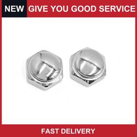 Automall Tech 726215622010 Universal M22x1.0 Motorcycle Steering Wheel Shaft Cap Acorn Hex Nuts Pack Of 2