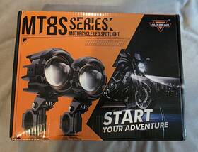 Auxbeam B0f4wj17ny Motorcycle Auxiliary Lights Fog Led 8 Modes