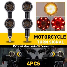 Auxito Eoq-zxd-68416 12v Motorcycle Led Bullet Front Rear Turn Signal Smd Lights Blinker Indicator Us