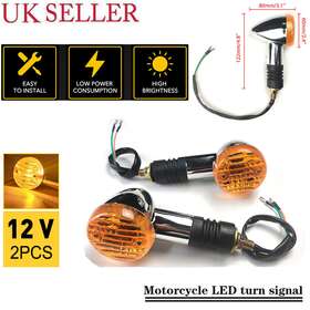 Auxito Highquality 2x Motorcycle Turn Signal Lights Fit For Shadow Honda Vt 750 1100 Vtx 1300 1800