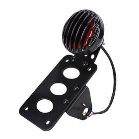 Auxito Hxd-4w Fit For Motorcycle Yamaha Led Tail Brake Light Mount Side License Plate Bracket
