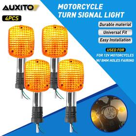 Auxito Mtc-zxd-2406-eaq 4pcs Amber Mini Led Turn Signal Blinker Indicator Light Universal For Motorcycle