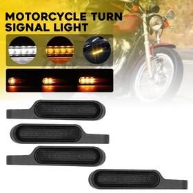 Auxito Mtc-zxd-2503 4pcs Mini Motorcycle Led Turn Signal Blinker Handlebar Light For Harley Davidson