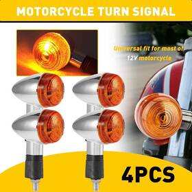 Auxito Mtc-zxd-xv400 4x Motorcycle Led Turn Signal Light For Honda Shadow Vt 750 600 700 1100 Vtx1300