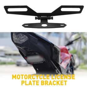 Auxito Pkwcd-dp-1.5m License Bracket Plate Tag Taillight Holder Atv Bike Dirt Dual Sport Quad