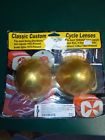 Ba-78mmff Motor City Cycle Amber Bullet With Gold Lenses For Yamaha