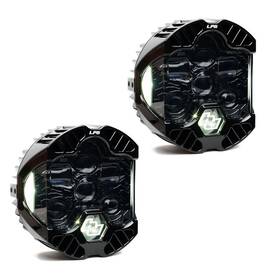 Baja Designs 187801 Dot Lp6 Led Auxiliary For Light Pod Clear Drl - Pair