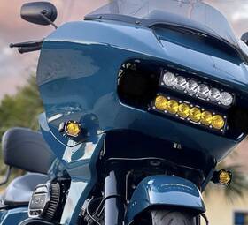 K127110cawc Baja Designs Onx6 Lighting Bracket And Harness With 1 White Driving/combo Amber