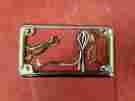 Bbled036 Harleybags Chrome Motorcycle License Plate Bracket W Led Blinkers Brake Light