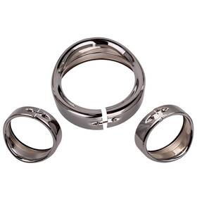 Bfo 2dc9o8 7 Inch Headlamp Trim Ring And 4 1/2ftft Fog Light For Harley Fld 12-16