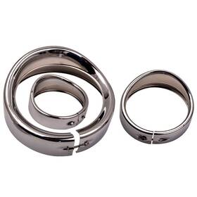 Bfo 4bratf 7ftft Headlight Trim Ring And 4 1/2ftft Fog Light For Glide Flhx 2006-2016