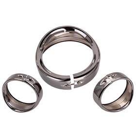 Bfo 9lm5bj 7 Inch Headlight Trim Ring And 4 1/2ftft Fog Light For Harley Fld 2012-16
