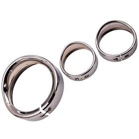 Apo6lw Bfo 7ftft Headlight Trim Ring And 4 1/2ftft Fog Light For Road King 1994-later