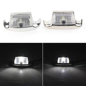 Bfyaccountusa 111101149296 Fender Tip Light Front And Rear For Harley Davidson Flht Flt Flhs Flhr White Lens