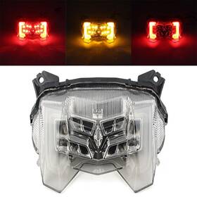 Bfyaccountusa 211110538660 Taillight Integrated Turn Signal Lamp Clear Fit Yamaha Mt-09 2017-2020 Usa