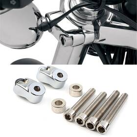 Bfyaccountusa 211300797884 Short Front Turn Signal Mounts 39mm 49mm Forks Chrome For Harley Sportster Fxr