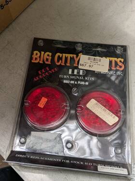 Big City Ht2260-r Lights Led H-d Replacement Turn Signal Kit Hd 1986 And Up