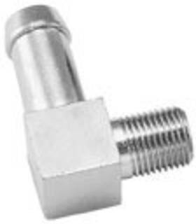 Bikers Choice 492699 Oil Line Fittings - 90deg 1/8-27 Npt X 3/8 Motorcycle Street Bike