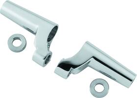 87-99xl Bikers Choice 499482 Fxr Chrome 39mm Fork Front Turn Signal Mount Set Replaces