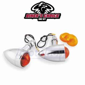 Bikers Choice Mn/fmk1 Mini Bullet Marker Lights For 1993-2004 Harley Davidson Fxdl Vz