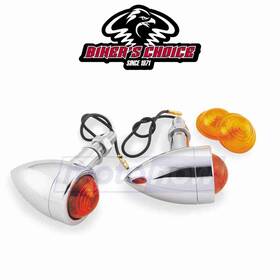 Bikers Choice Mn/me2k Mini Bullet Marker Lights For 1965-1969 Harley Davidson Flhb Ll