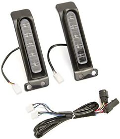Black Electra Glo Keystone Auxiliary Led Run Brake Turn Lamps Lights