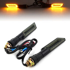 Black Universal Motorcycle Turn Signal Indicators Tail Amber Light 12v 15 Led Black Universal Motorcycle Turn Signal Indicators Tail Amber Light 12v 15 Led