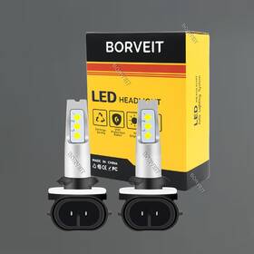 Bor-881 Borveit 2x 881 Led Headlights For Atv Polaris Ranger Xp 500 700 800 900 1000 2007-2018